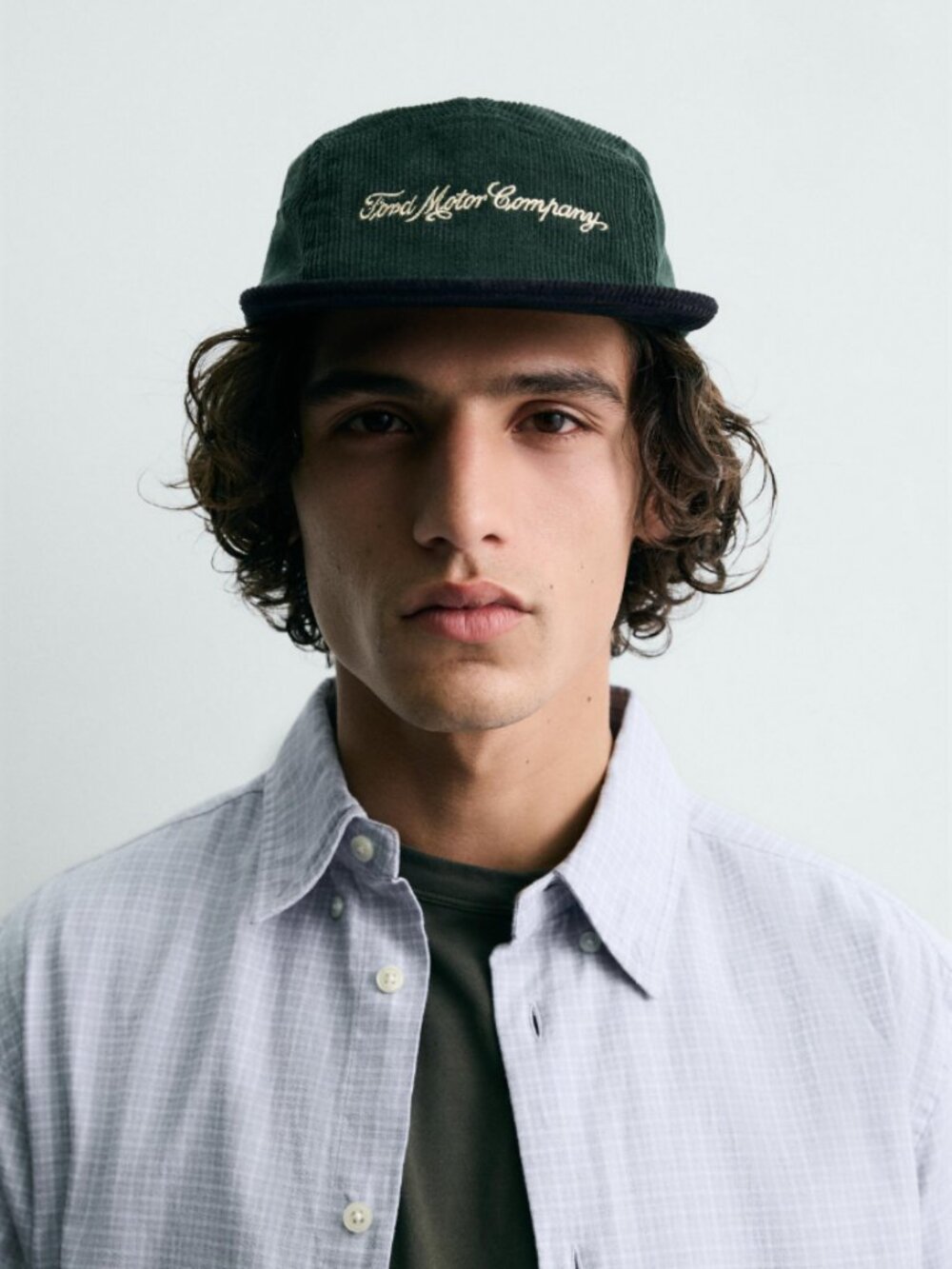 Ford Motor Company Corduroy Flat Peak Cap